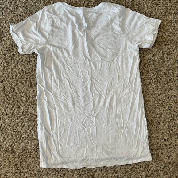 "#ENGAGED" WOMENS FITTED WHITE TSHIRT - Picture 7 of 7